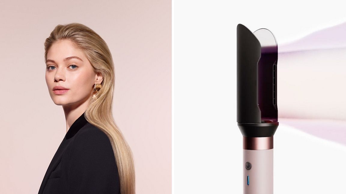 Multi-styler et Sèche-cheveux Dyson Airwrap Co-anda2x™ - Cheveux raides à ondulés (Velours Rouge et Or)