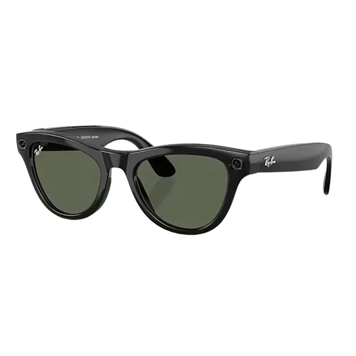 Ray-Ban Wayfarer Shiny Black G-15 Green