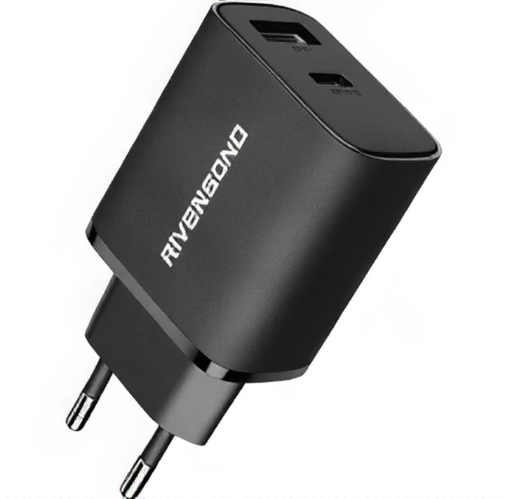 Chargeur RIVERSONG SafeKub D3  dual-port 20w