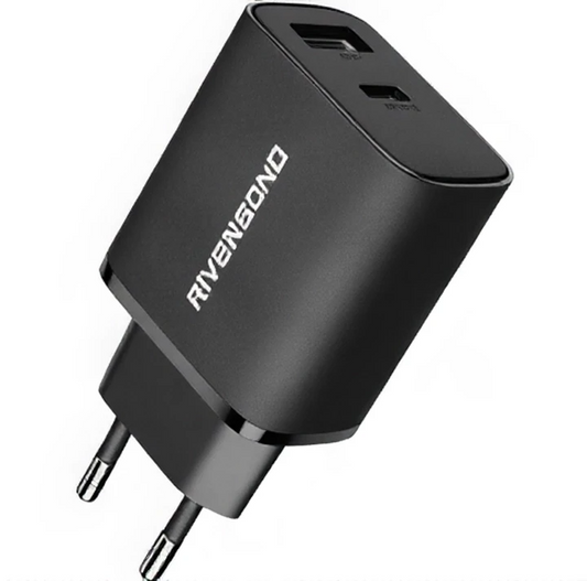 Chargeur RIVERSONG SafeKub D3  dual-port 20w