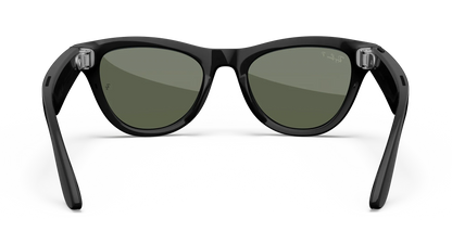 Ray-Ban Wayfarer Shiny Black G-15 Green