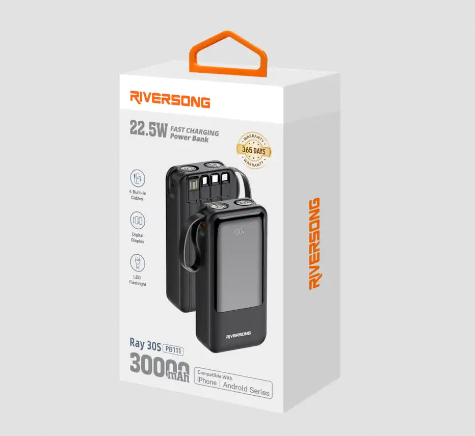 Riversong Ray 30S – Power Bank 30000mAh