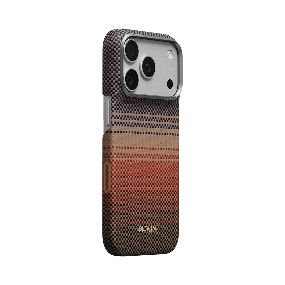 Coque PITAKA en Fibre d'Aramide pour iPhone 17 / 18 Pro et Pro Max