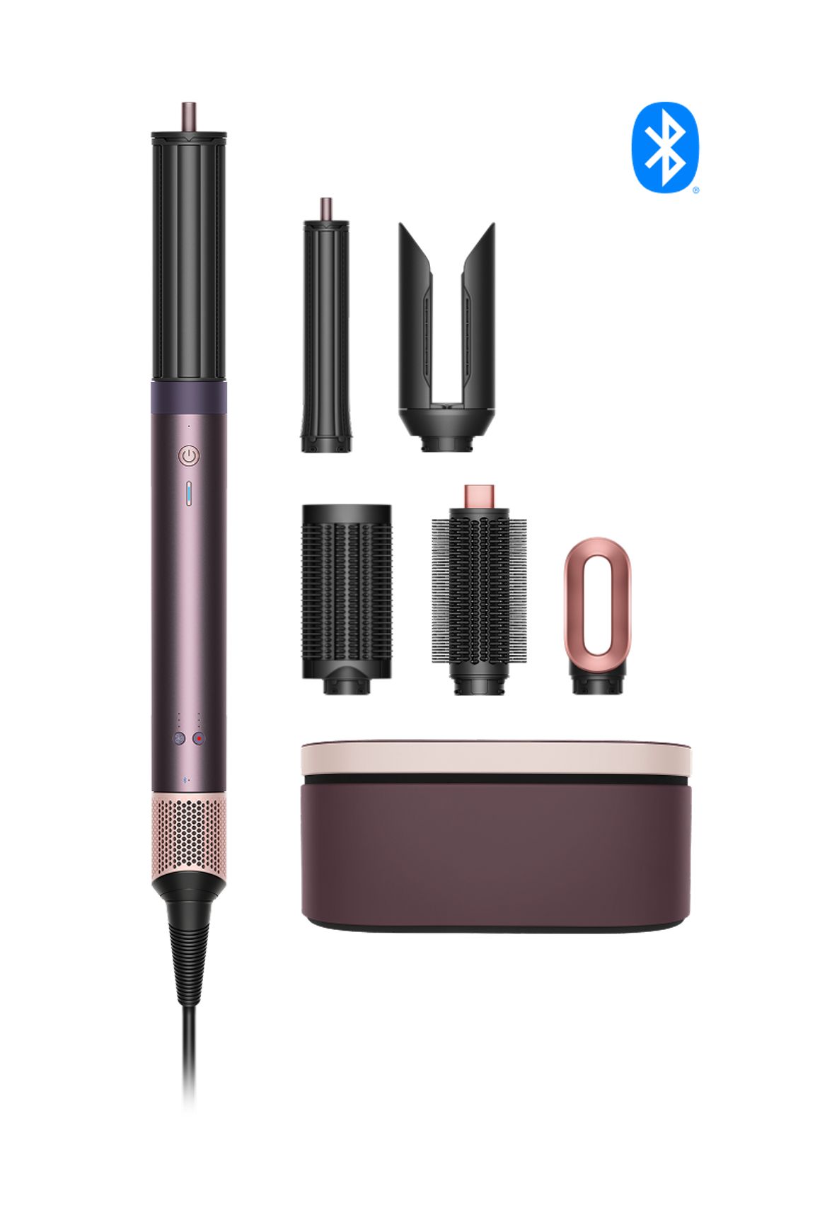 Multi-styler et Sèche-cheveux Dyson Airwrap Co-anda2x™ - Cheveux raides à ondulés (Jaspe Fleur de Prunier)