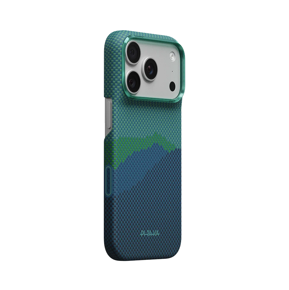 Coque PITAKA en Fibre d'Aramide pour iPhone 17 / 18 Pro et Pro Max