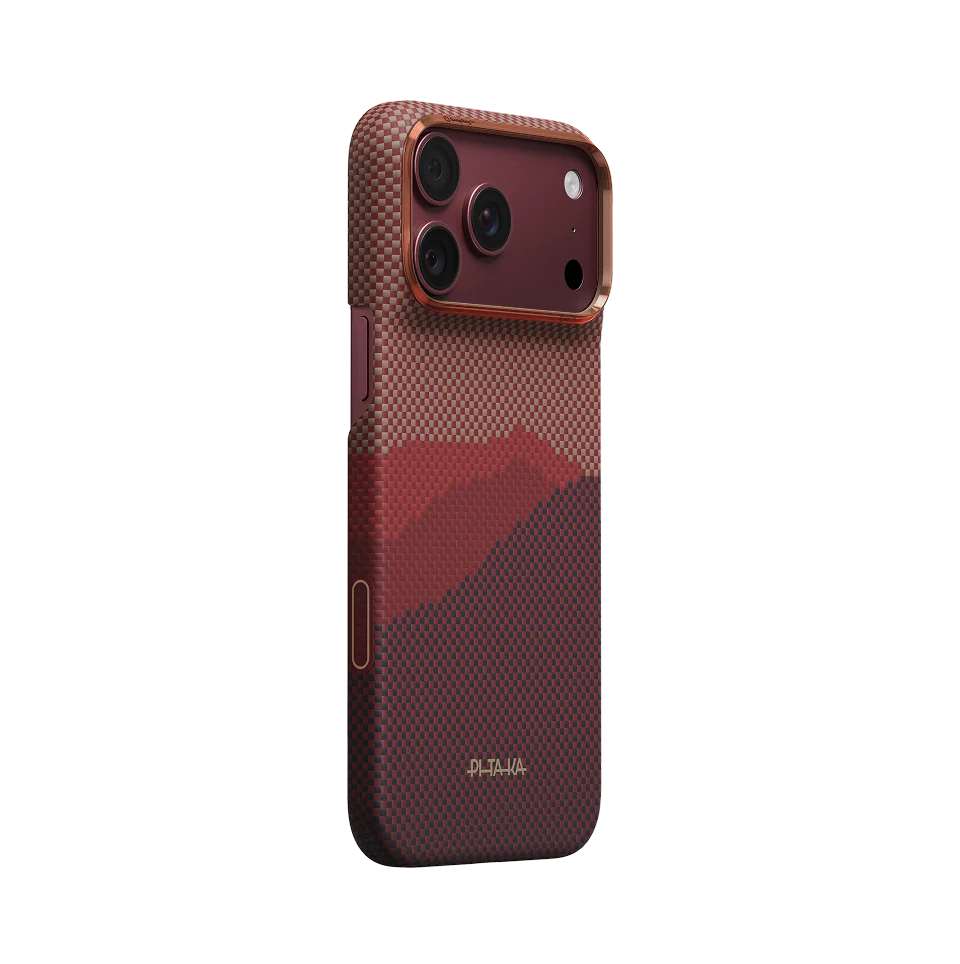 Coque PITAKA en Fibre d'Aramide pour iPhone 17 / 18 Pro et Pro Max