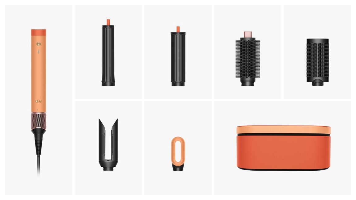 Multi-styler et Sèche-cheveux Dyson Airwrap Co-anda2x™ - Cheveux raides à ondulés (Abricot céramique )